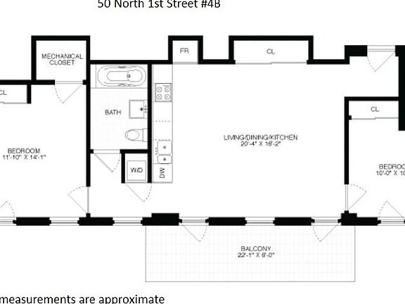 2nd image of 50 N 1st St APT 4B