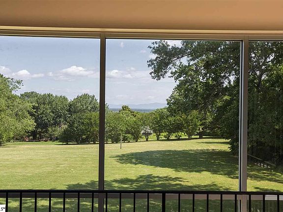 View of the mountains from the master bedroom