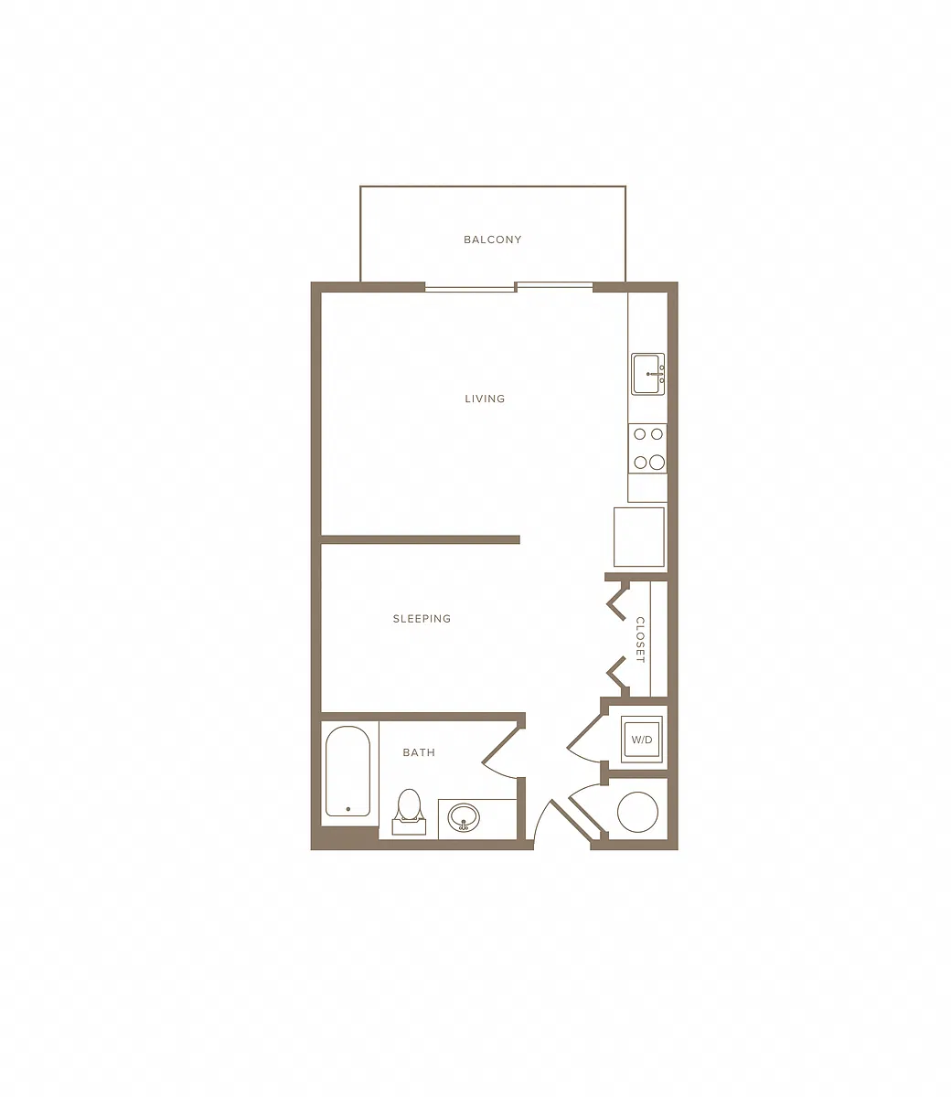 Floor plan Studio-S03