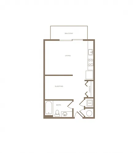 Floor plan Studio-S03