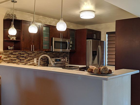 View of Open Kitchen from Living Room