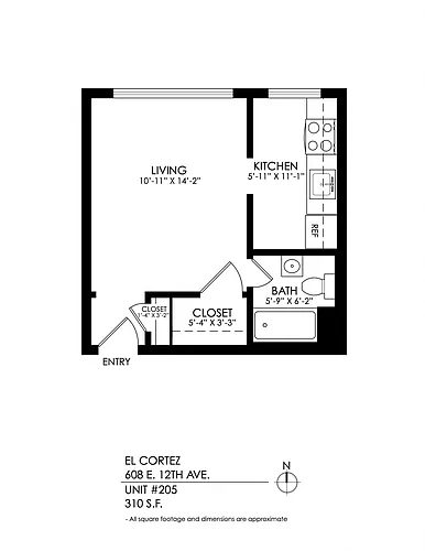 Floor plan Studio