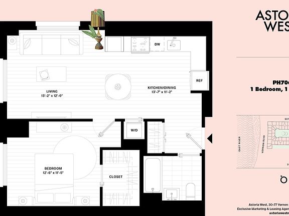 2nd image of 30-77 Vernon Blvd #Penthouse 706s