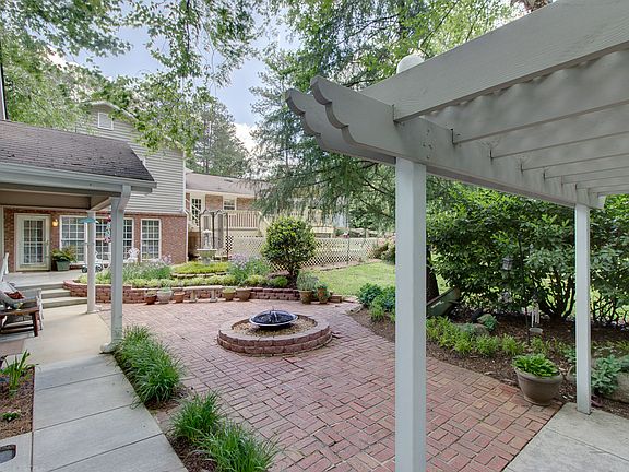 Courtyard and firepit