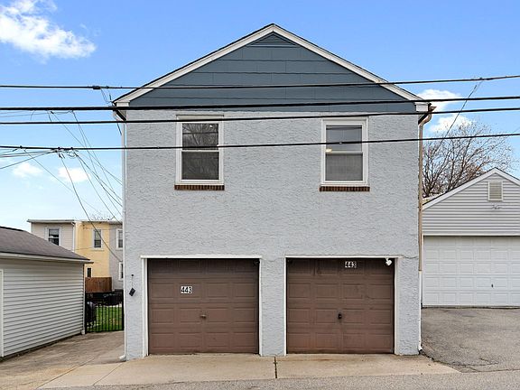 Outside of the unit - these are the 2 car garages that come with the unit