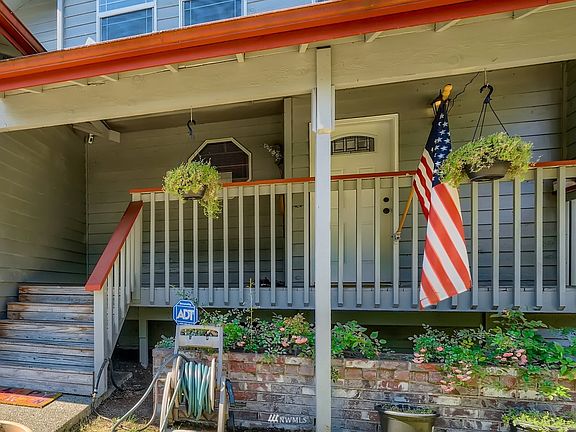 Big covered front porch>