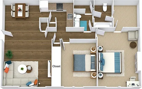 Floor plan The Atlantic