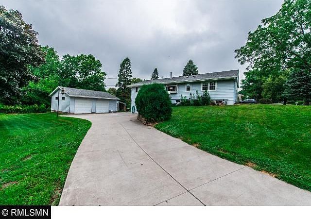 1947 Knob Rd has 2 driveways. This concrete driveway accesses the rear of the home and the large 2 car heated garage.