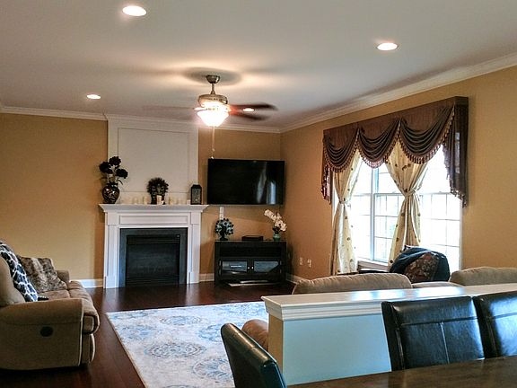 Large open family room
