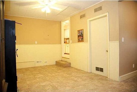 Step down family room