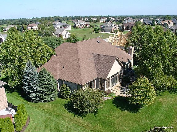 Aerial view; rear
