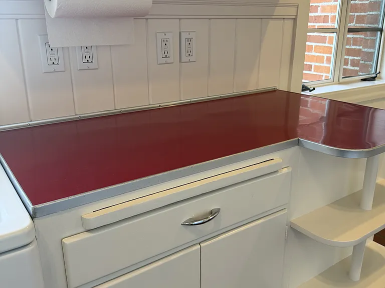 Red countertops