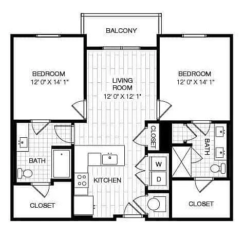 Floor plan B12