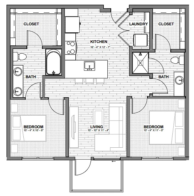 Floor plan Ford - A