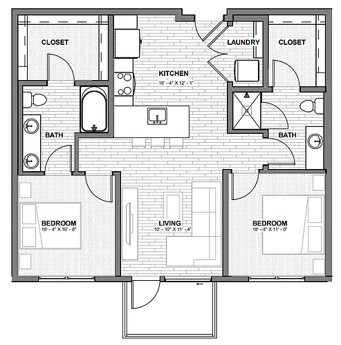 Floor plan Ford - A