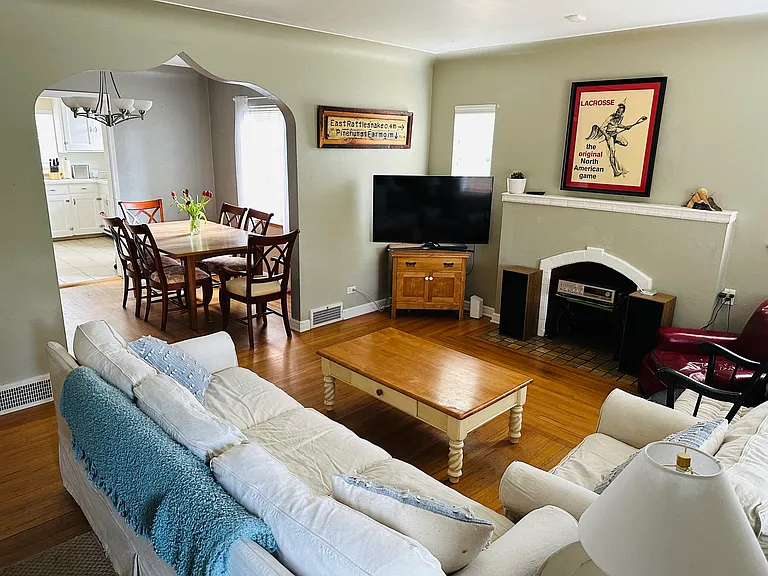 Living room with tons of natural light
