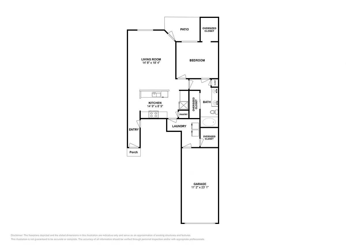 Floor plan Aquamarine with Garage