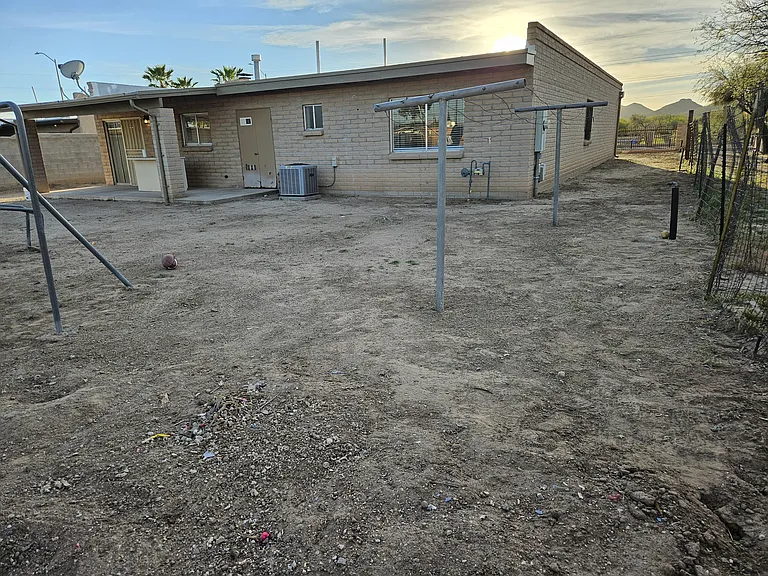 Backyard View from Left Far Corner