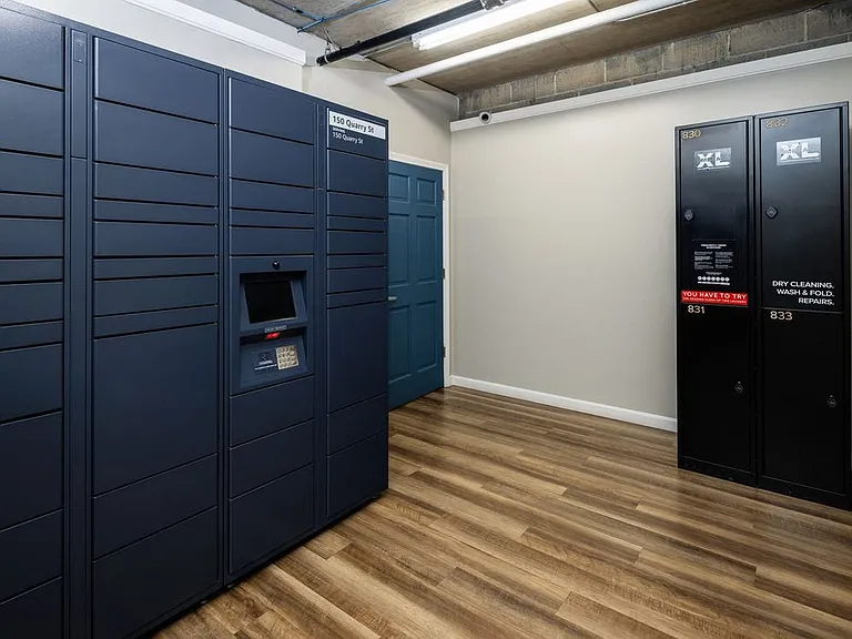 Amazon Hub and dry cleaning lockers