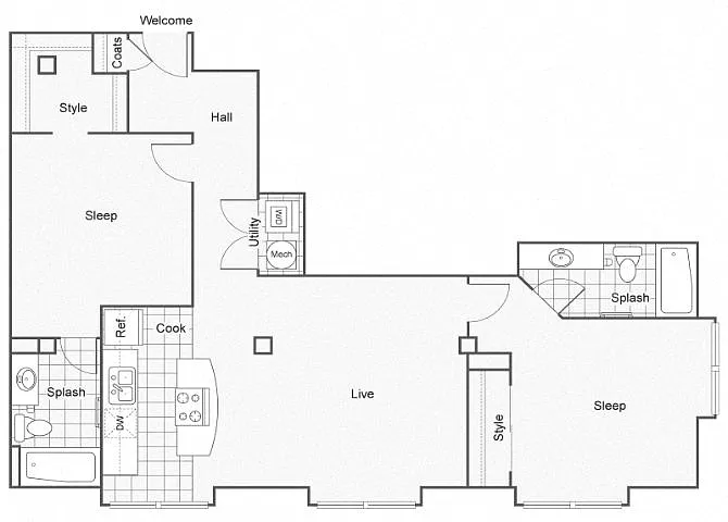Floor plan Cartier