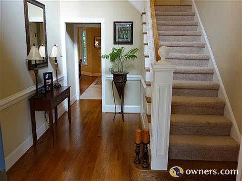 Two story foyer