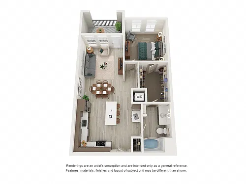 Floor plan 1X1 A4