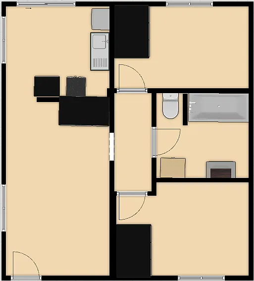 Floor plan - not to scale