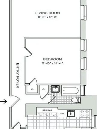 2nd image of 840 W End Ave APT 1F