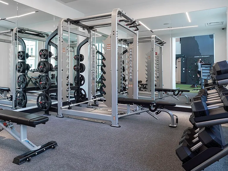 Apartment community fitness center at Griffis Lake Washington in Renton, WA.