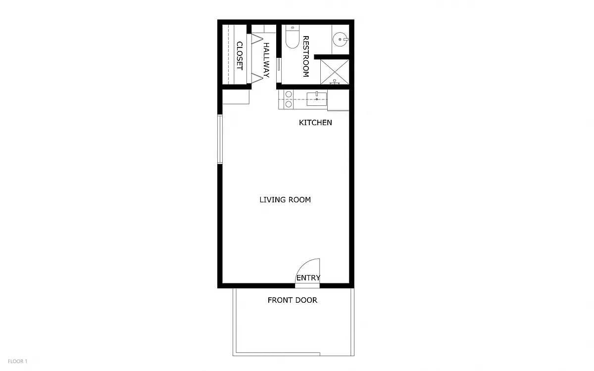Floor plan Studio