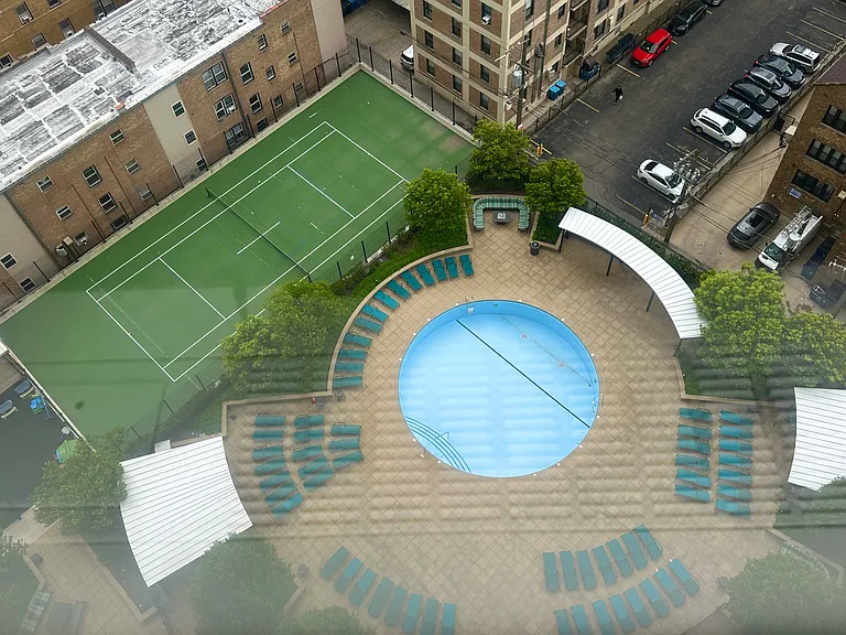 Pool and Tennis Court