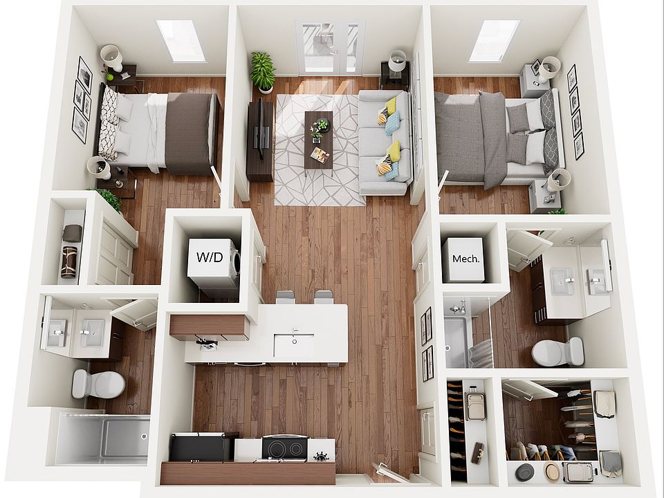 2nd image of 3579 Genoa Dr #2B-2Ba-768Sqft