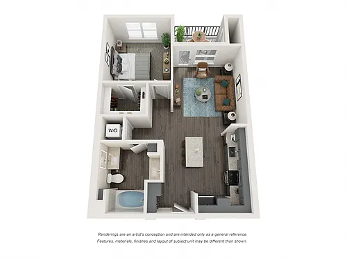 Floor plan A400