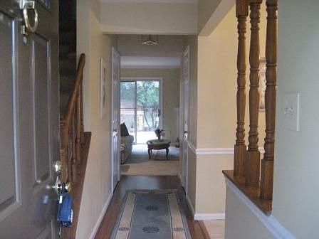 Hallway w/ Hardwood Entry