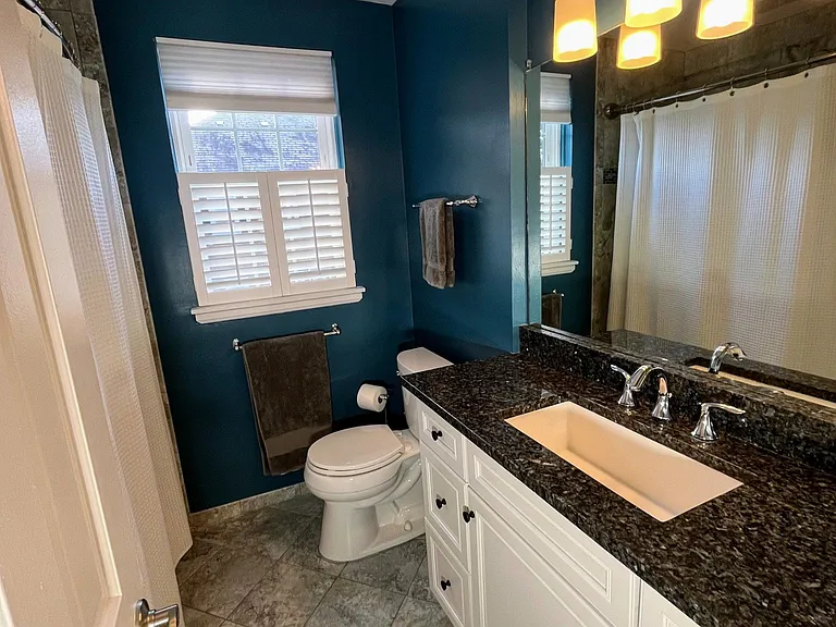 Renovated upstairs bathroom