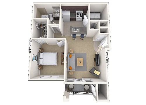 Floor plan The Victorian