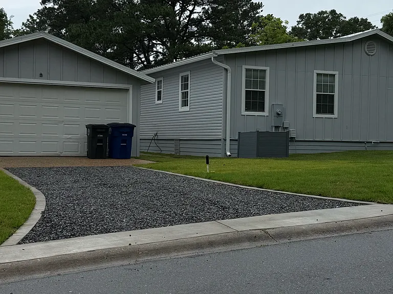 Driveway & 2 Car Garage