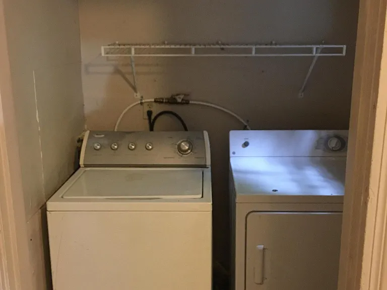 Washer/Dryer on first floor off kitchen