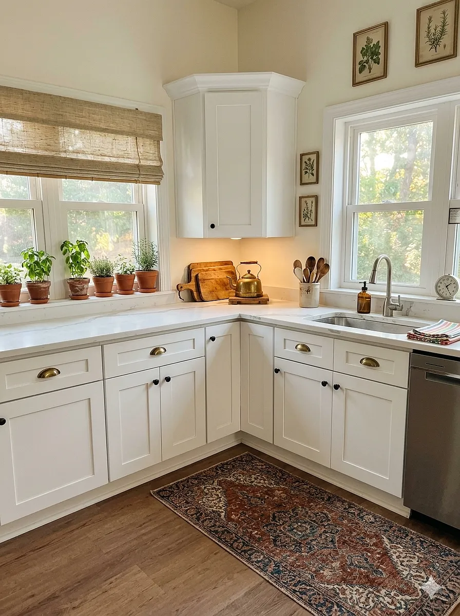 Staged kitchen with lots of storage and brand new appliances (new everything!) - 40 S Wyoming Ave #1S