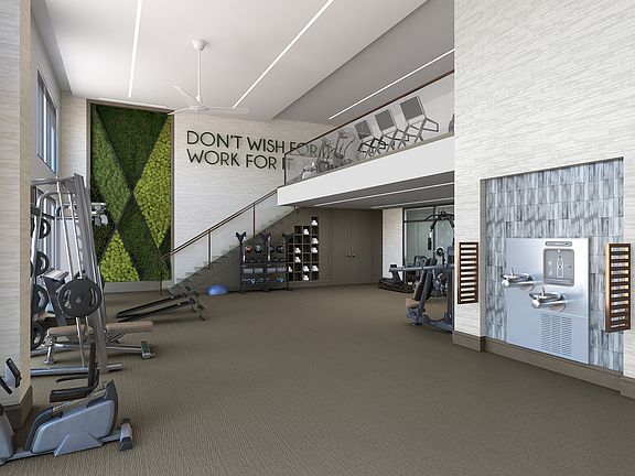 Take wellness to the next level with a club-quality fitness center featuring a spa-worthy steam room and sauna where you can sit back and fully relax.