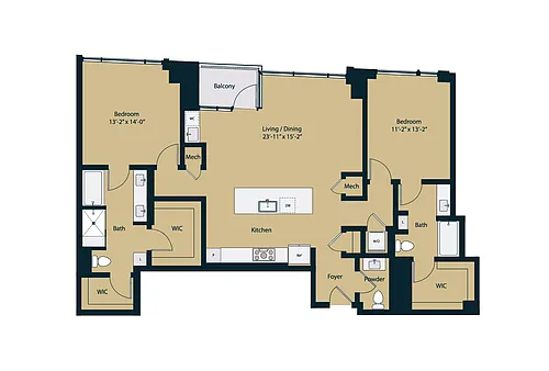 Floor plan PH3