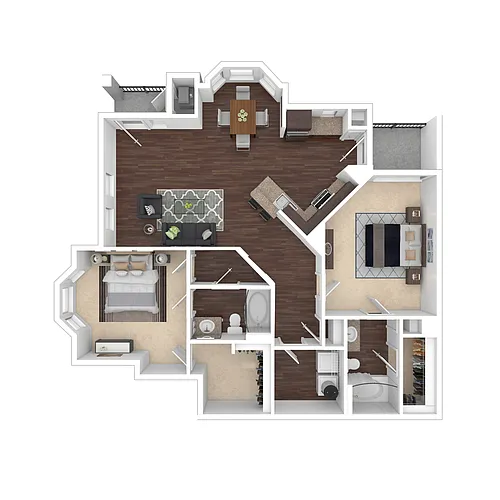 Floor plan The Cambridge