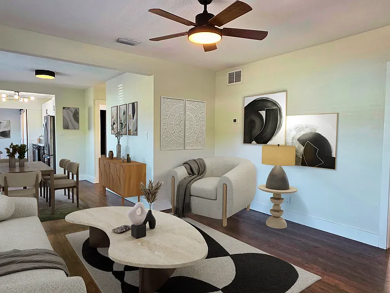 Living Room - Virtually Staged