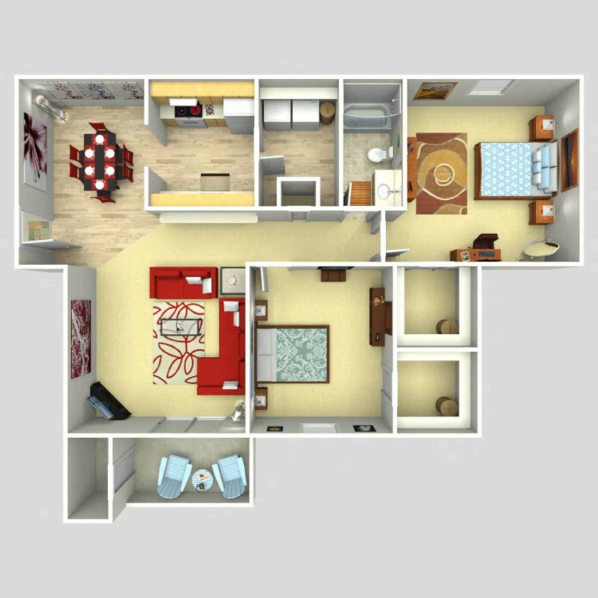 Floor plan The Mahogany