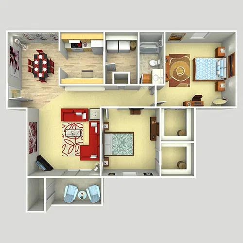Floor plan The Mahogany