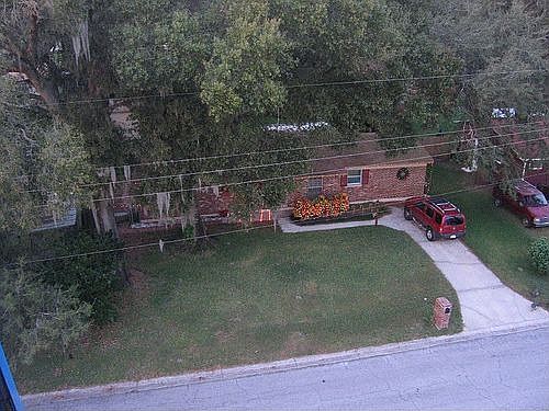 The house from neighbor's house.