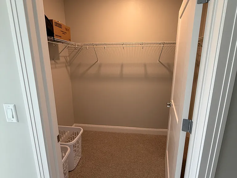 Master walk-in closet