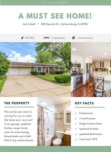 810 Hyannis Ct, Schaumburg, IL, 60194