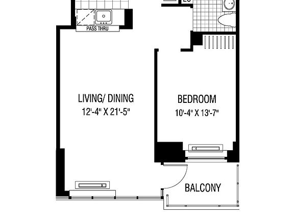 2nd image of 2 Gold St APT 3106