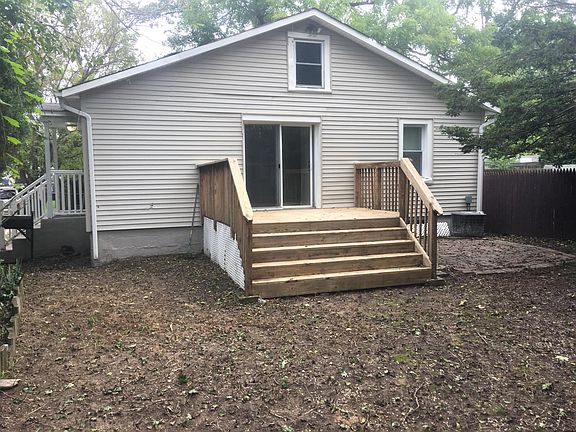Back yard with private deck